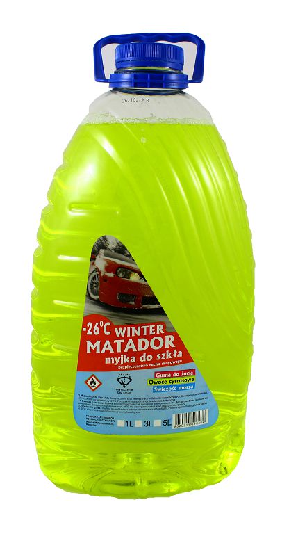 Каталог Матадор -25 (лимон) 5л Омыватель стекла зимний